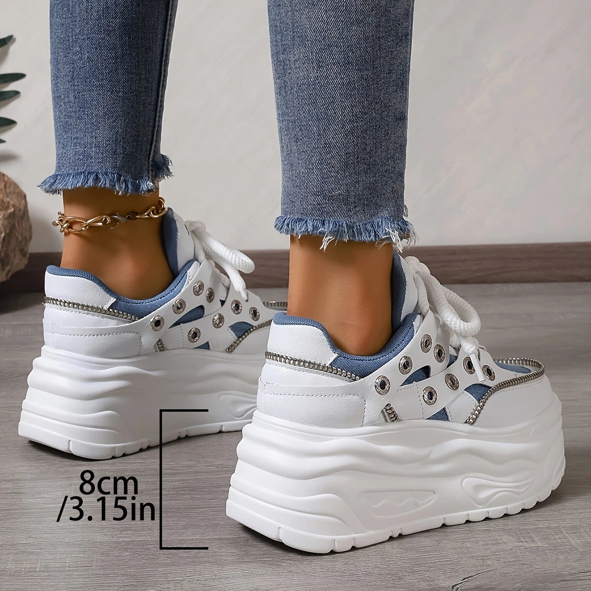Powerful Steps with 8 cm Heeled Shoes at the Peak of Elegance