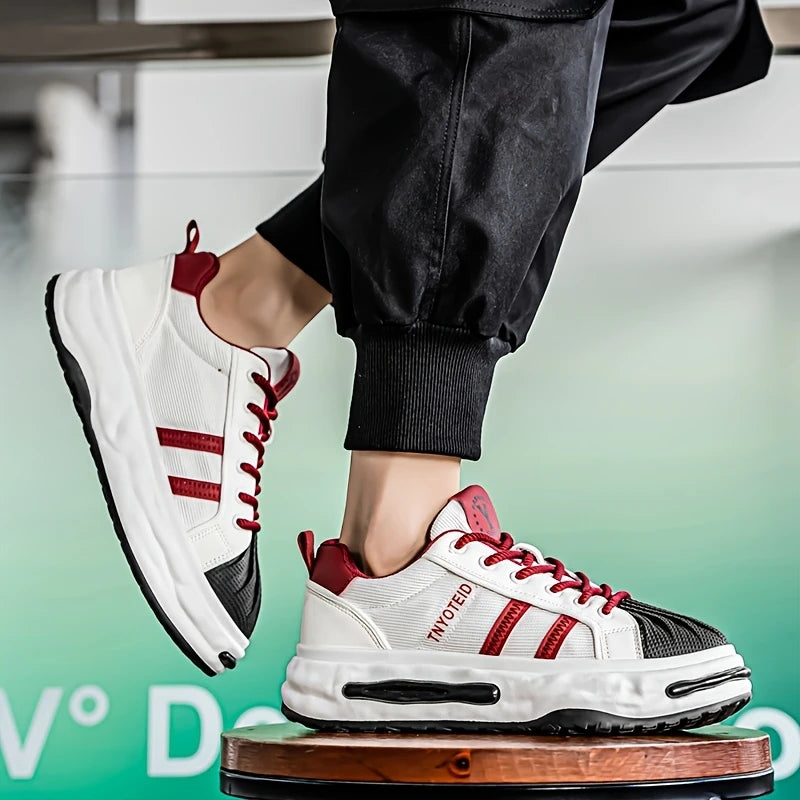 Erkek Spor Ayakkabı | Kırmızı/Yeşil/Siyah Beyaz Trend Tasarım | Konfor & Şıklık 39-44 Numara