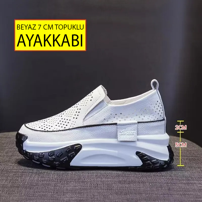 YAZA ÖZEL BOY UZATAN KONFOR: 7 CM TOPUKLU PLATFORM MUCİZESİ