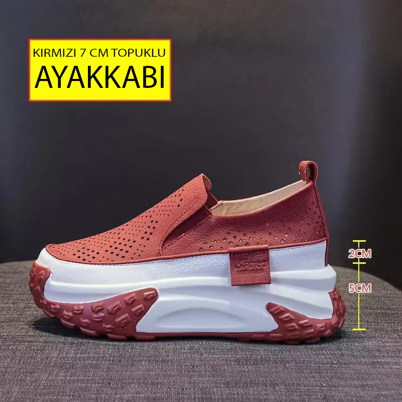 YAZA ÖZEL BOY UZATAN KONFOR: 7 CM TOPUKLU PLATFORM MUCİZESİ