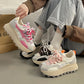 Plateau-Sneaker für Damen – 5 cm Absatz – Atmungsaktives Modell für Frühling und Sommer – 3 Farboptionen