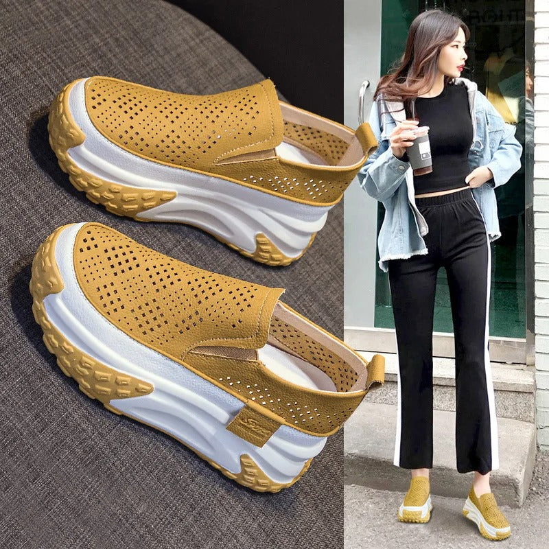 YAZA ÖZEL BOY UZATAN KONFOR: 7 CM TOPUKLU PLATFORM MUCİZESİ