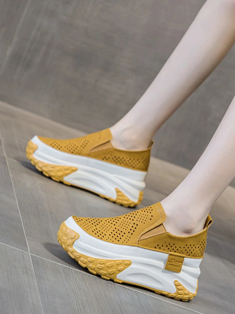 YAZA ÖZEL BOY UZATAN KONFOR: 7 CM TOPUKLU PLATFORM MUCİZESİ