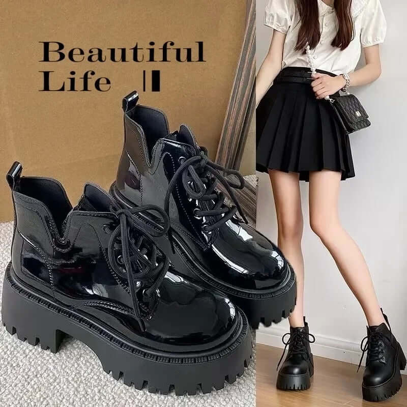 Short Boots - 6 cm Heel, Elegant and Comfortable