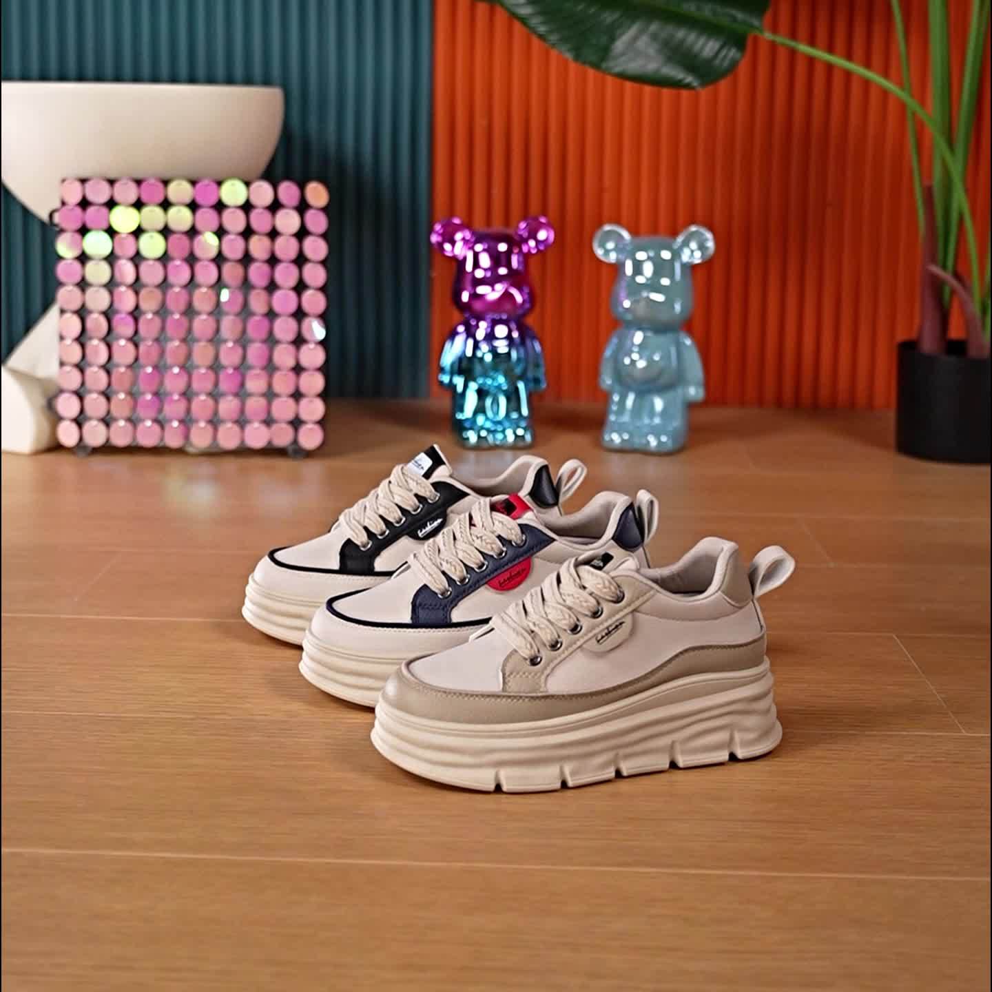 Leichte Plateau-Sneaker für Damen – bequem und stylisch für jede Jahreszeit