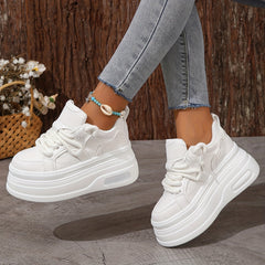 7 cm Platform Heel Women's Sneakers - Ultra Comfortable, Stylish Design, Casual and Street Fashion Sneakers