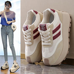 Londra Ruhuyla Yüksel: 6 CM Platform Sneaker – 3 Renk Seçeneği