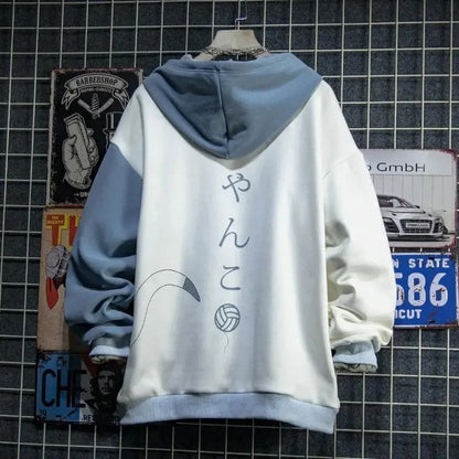 Sevimli Kedi Baskılı Kapüşonlu Hoodie – Sokak Tarzınıza Sevimlilik Katın