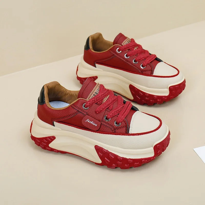 4 Renk Seçeneğiyle Ultra Konforlu Platform Sneaker – 35-40 Numara