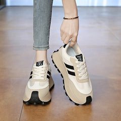 Londra Ruhuyla Yüksel: 6 CM Platform Sneaker – 3 Renk Seçeneği