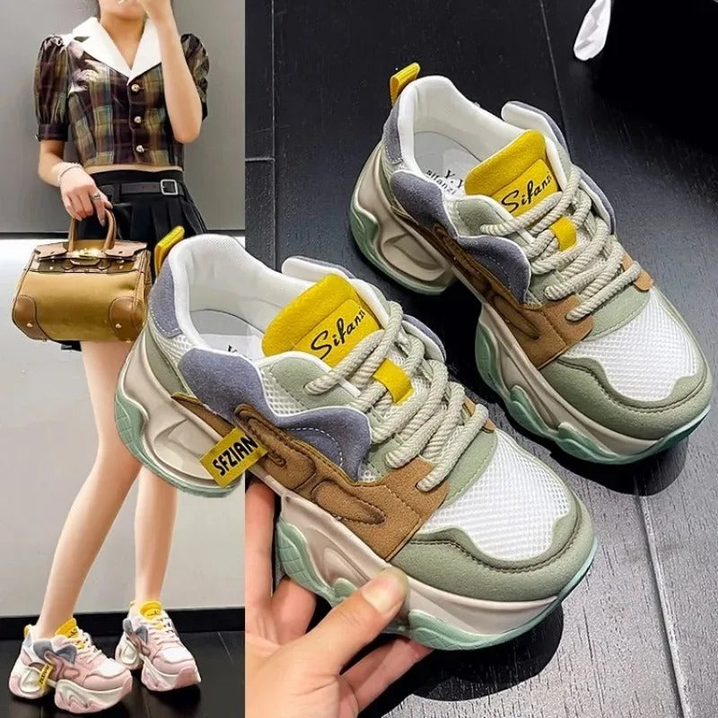 Estetik ve Konfor: 6 cm Topuklu Nefes Alan Platform Ayakkabısı