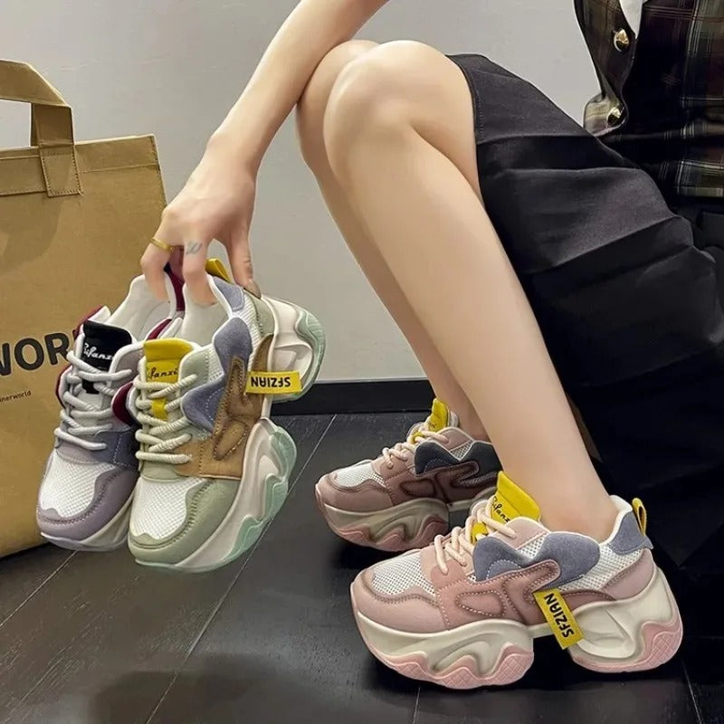Estetik ve Konfor: 6 cm Topuklu Nefes Alan Platform Ayakkabısı