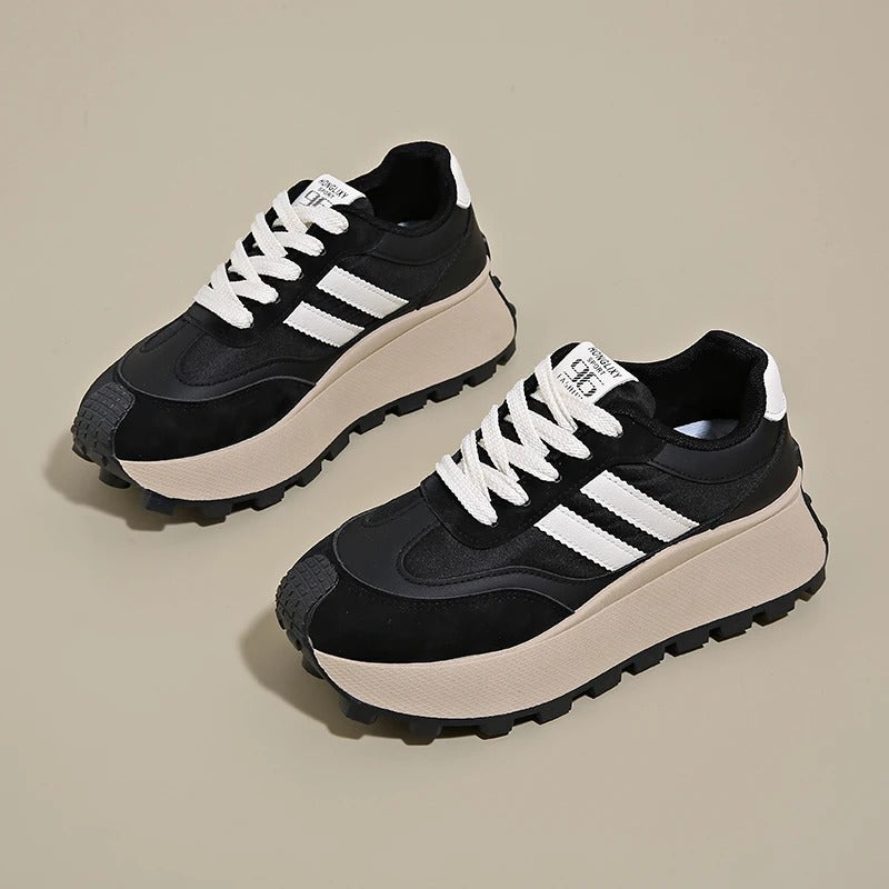 Londra Ruhuyla Yüksel: 6 CM Platform Sneaker – 3 Renk Seçeneği