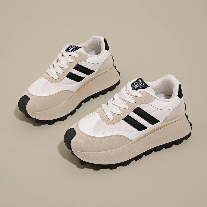 Londra Ruhuyla Yüksel: 6 CM Platform Sneaker – 3 Renk Seçeneği