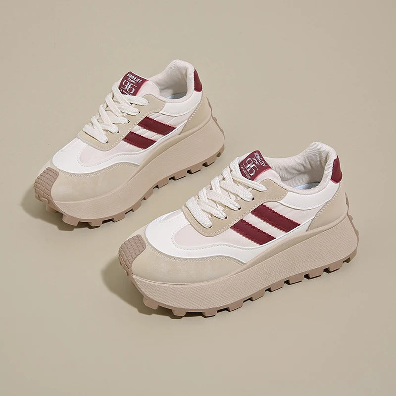 Londra Ruhuyla Yüksel: 6 CM Platform Sneaker – 3 Renk Seçeneği